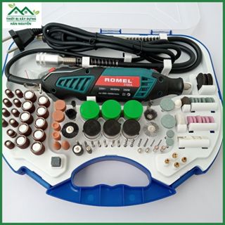 Máy khoan mài mini Romel,mài khuôn điều chỉnh tốc độ đa năng,bộ khoan mài cắt khắc cầm tay