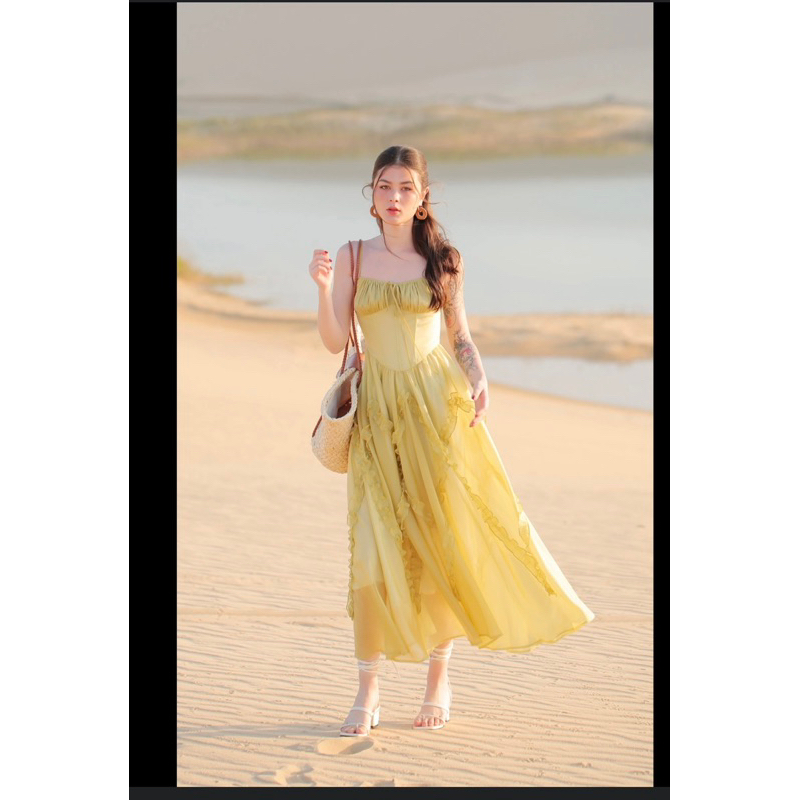 Đầm đi biển Sò Vintage