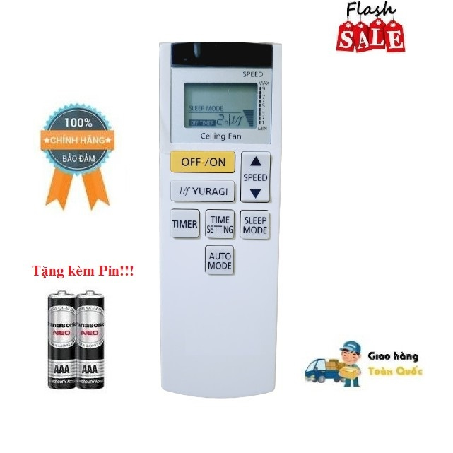 Remote Điều khiển quạt trần Pa_na_so_nic F60TAN1610ZM- Hàng mới XỊN 100% Fullbox TặngPin