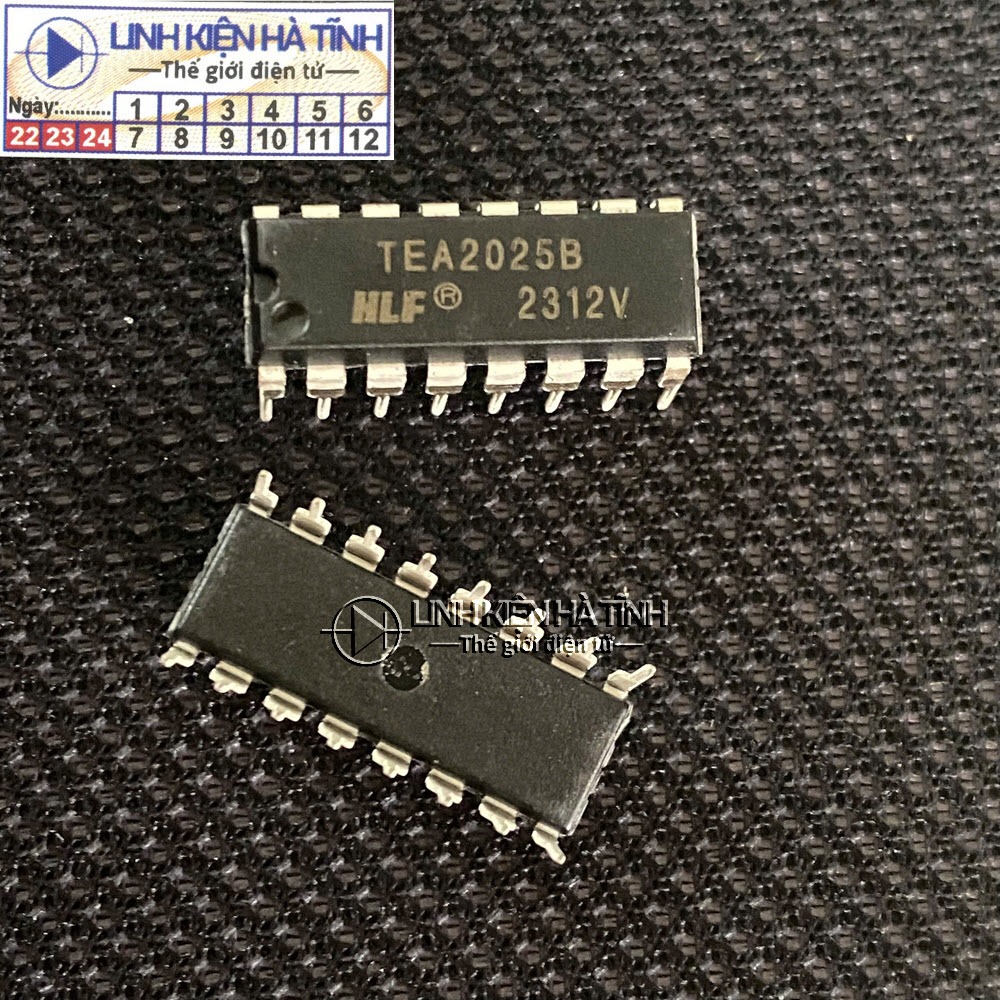 [6 CON] IC TEA2025 TEA2025B DIP-16 2.5Wx2 - AK7