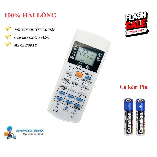 Điều khiển điều hòa Pa_na_so_nic- 5 Hàng tốt CU/CS- 9-12-18000BTU 1 chiều 2 chiều Inverter