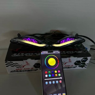 Xi nhan audi i8 led wave 110 50cc 100 tổ ong