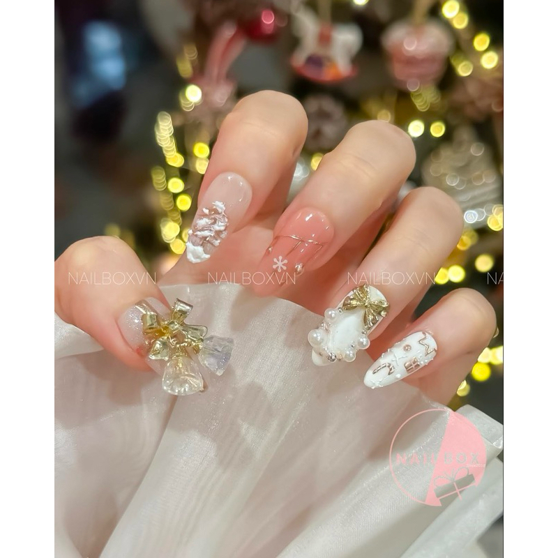 [H18] Nail Box Thiết Kế Thủ Công Noel