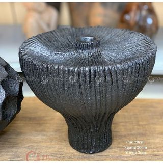 Bình gốm chăm ninh thuận gốm bàu trúc bình gốm wabi sabi, rustic 6