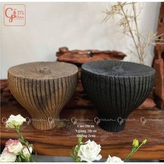 Bình gốm chăm ninh thuận gốm bàu trúc bình gốm wabi sabi, rustic 6