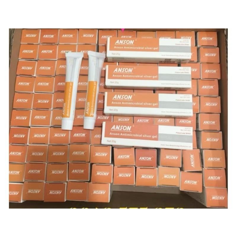 10 tuýp gel bạc kháng khuẩn Anson -ANSON As Antimicrobial silver gel 20g