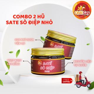 Sa tế sò điệp combo 2 hũ nhỏ CHILLCAY Nước chấm,sốt trộn mì,hủ tiếu,phở, sốt cá viên chiên, tẩm ướp thịt