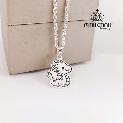 Dây Chuyền Bạc 12 Con Giáp Theo Tuổi Cho Bé Khắc Tên Miễn Phí - Minh Canh Jewelry