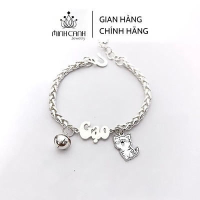 Lắc Bạc Khắc Tên Cho Bé Mix Charm 12 Con Giáp  - Minh Canh Jewelry