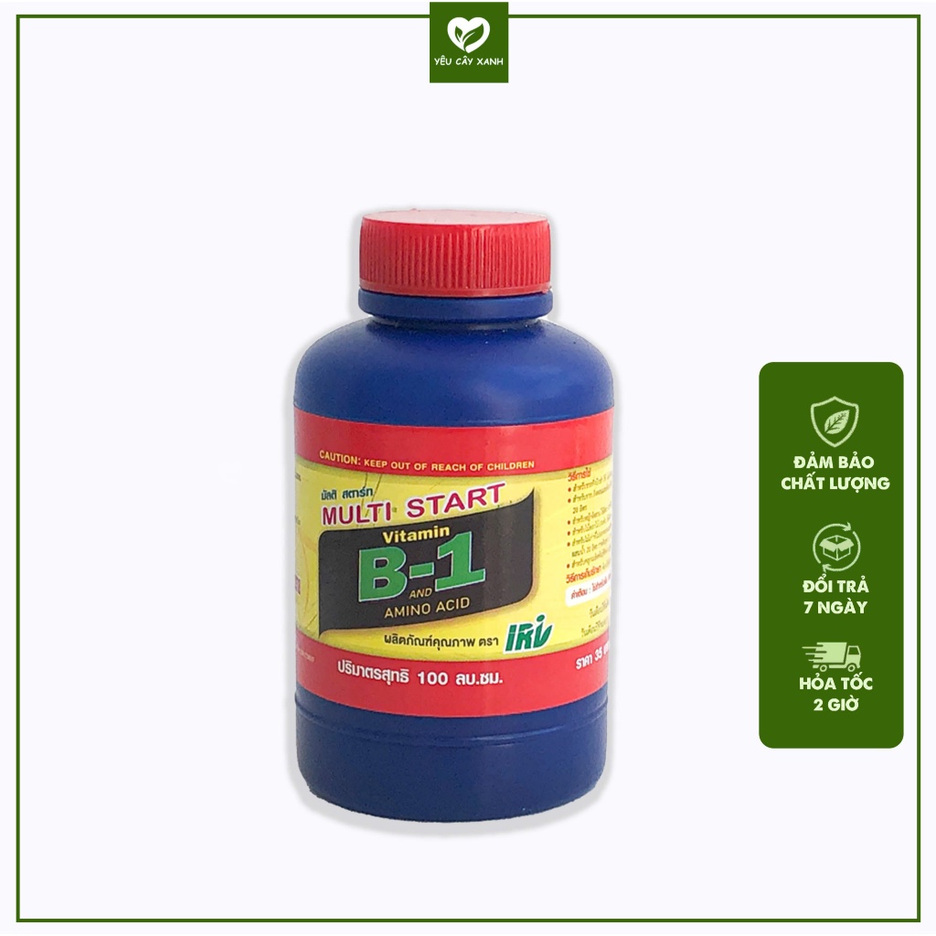 Phân Bón Lá Vitamin B1, Kích Rễ, Sinh Trưởng Thái Lan 100ml Tạo mầm, Phục Hồi Rễ