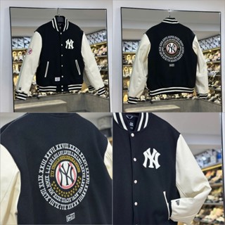 [CHÍNH HÃNG] Áo Khoác NEW ERA NEW YORK YANKES VARSITY THÊU LOGO NY 14397890  * ÁO Bomber Jacket MLB HÀNG CHÍNH HÃNG