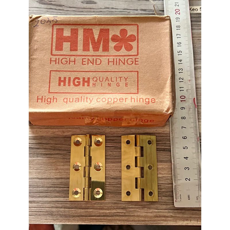 Bản Lề Lá Đồng Thau 100% Chính Hãng ( HUMER ) 6cm / Cặp