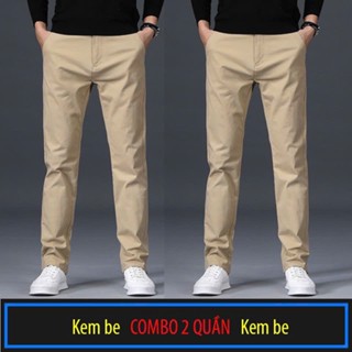 Quần KAKI Chinos Nam Dài Trơn, Form Slimfit, Vải Cotton Co Giãn 4 Chiều WOW MEN - KK084
