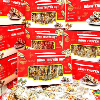 Bánh thuyền mix hạt / bánh hạt dinh dưỡng 500g( hộp đẹp)