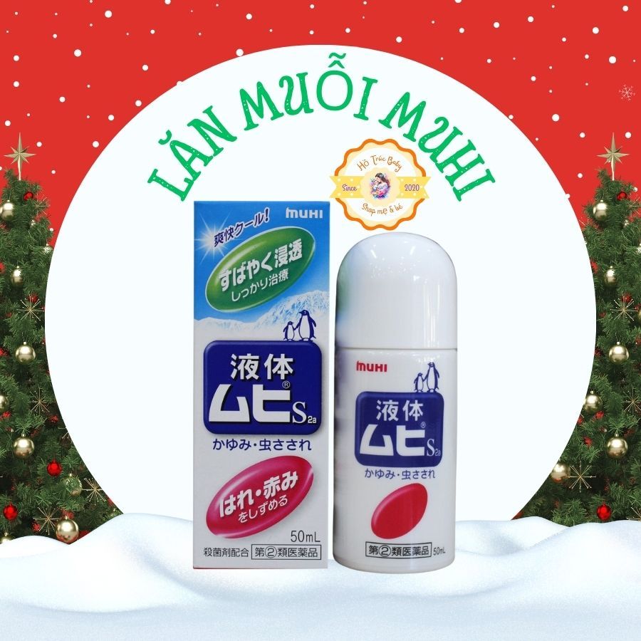 Lăn Muhi  Muỗi Và Côn Trùng Cắn 50ml Nhật Bản