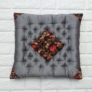 Đệm ngồi bệt, nệm ngồi ghế màu ghi 40x40x5cm