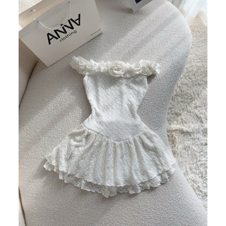 Đầm Kiểu Trễ Vai Viền Bèo Vai Anna - Yoyo Dress