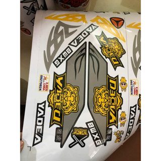 Tem hổ yadea Chuẩn Trung dán xe xmen độ chất liệu xịn 3 lớp 1 năm không bong tróc bay màu