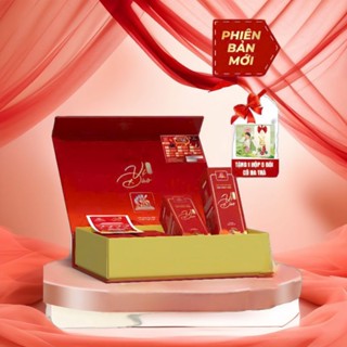 [Tặng hộp cô ba trà 5 gói + Thẻ Cào] Trà Giảm Cân Vị Đào hộp 20g Đông Anh MN Beauty -  Nguyễn Huỳnh Như Collagen X3