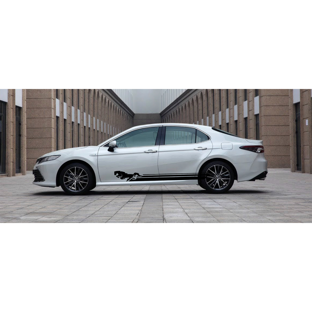 Camry - dán 2 bên sườn - tem xe ô tô giá rẻ