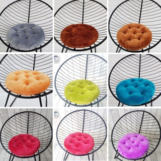 Nệm ngồi bệt tròn, Đệm lót ghế nón Vải Nhung 43x43x8cm