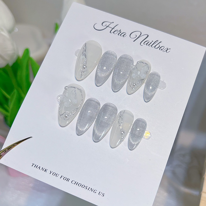 D98 Nailbox Thiết Kế Gắn Charm Xinh