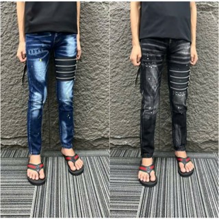 Quần jean nam 4 cúc cao cấp may khoá kéo chất vải co giãn vừa mẫu mới sang trọng