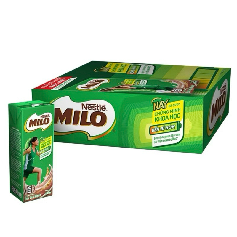 THÙNG 48 HỘP SỮA MILO 180ml