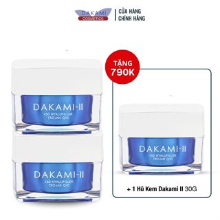   MUA 2 TẶNG 1  Kem dưỡng trắng da Dakami II - phục hồi mờ thâm nám chống lão hoá hộp 30g 