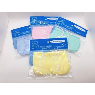 Bao tay chân cột dây chất cotton (1 đôi tay +1 đôi chân)