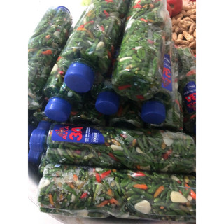 Ớt xiêm xanh sóc muối ( 120k/2chai y hình)