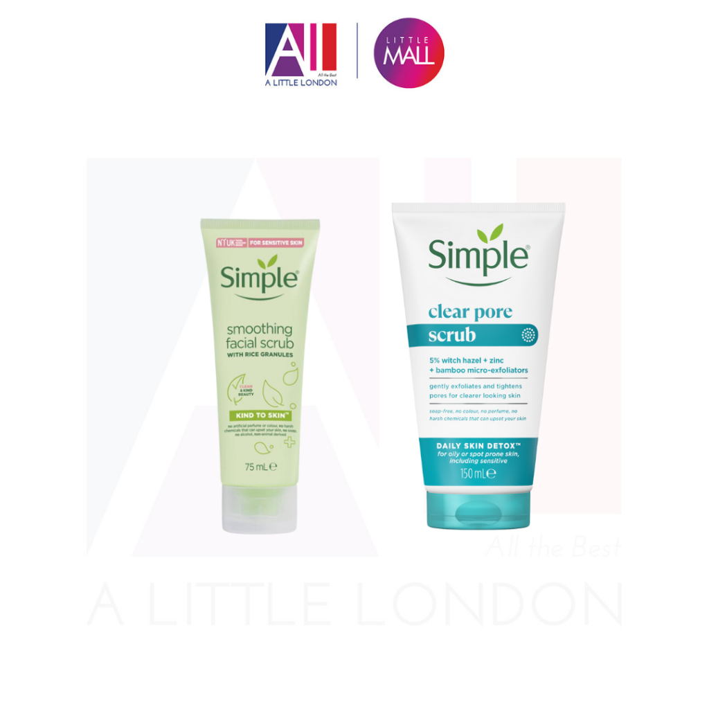 Tẩy da chết Simple Smoothing/ Clear Pore Facial Scrub (Bill Anh)