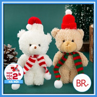   QUÀ TẶNG 8 3  Set 5 10 Gấu Bông Teddy  Búp Bê Dễ Thương Đeo Khăn Choàng Cổ Làm Quà Tặng người yêu 02658 