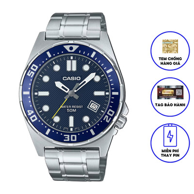 Đồng Hồ Casio Nam Dây Kim Loại MTD-135D-2A Chính Hãng