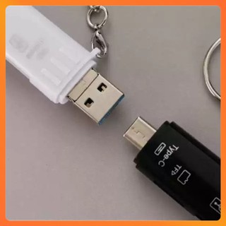 Đầu Đọc Thẻ Nhớ 5 Trong 1 Type-C/ TF/USB 2.0/USB/Micro USB – Hỗ Trợ Thẻ TF Cho Android, Laptop, PC