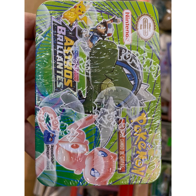 Thẻ pokemon, thẻ bài pokemon hộp sắt 40 lá thẻ Vip