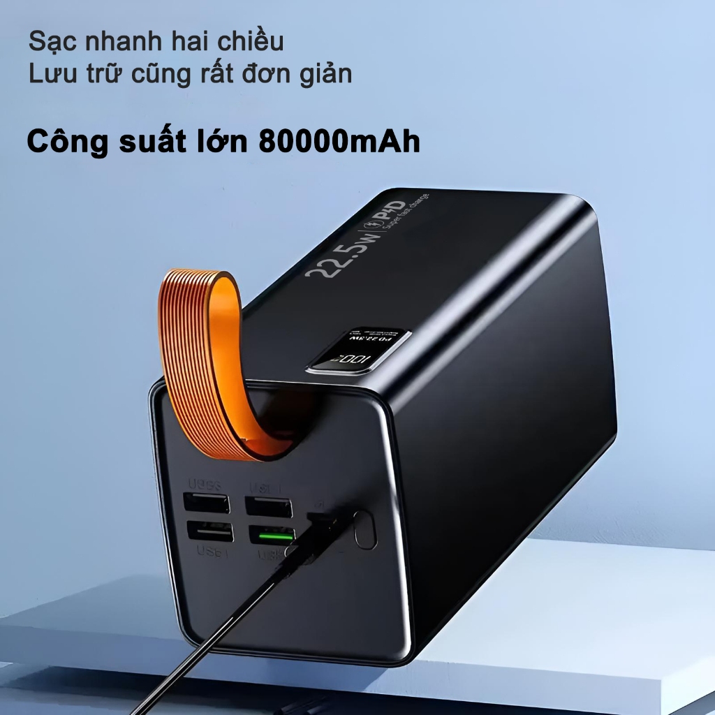 dosen pro sạc dự phòng power bank pd22.5W 30000mah 10000mah 50000mah pin dự phòng màn hình led tích hợp tích hợp | BigBuy360 - bigbuy360.vn