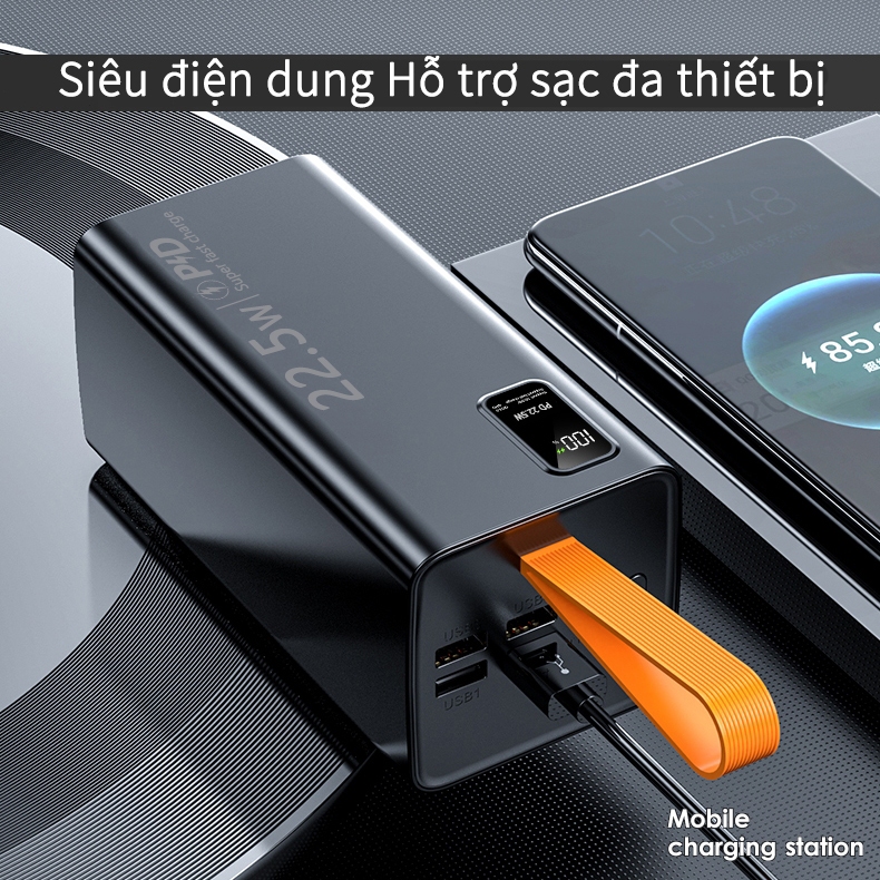 dosen pro sạc dự phòng power bank pd22.5W 30000mah 10000mah 50000mah pin dự phòng màn hình led tích hợp tích hợp | BigBuy360 - bigbuy360.vn