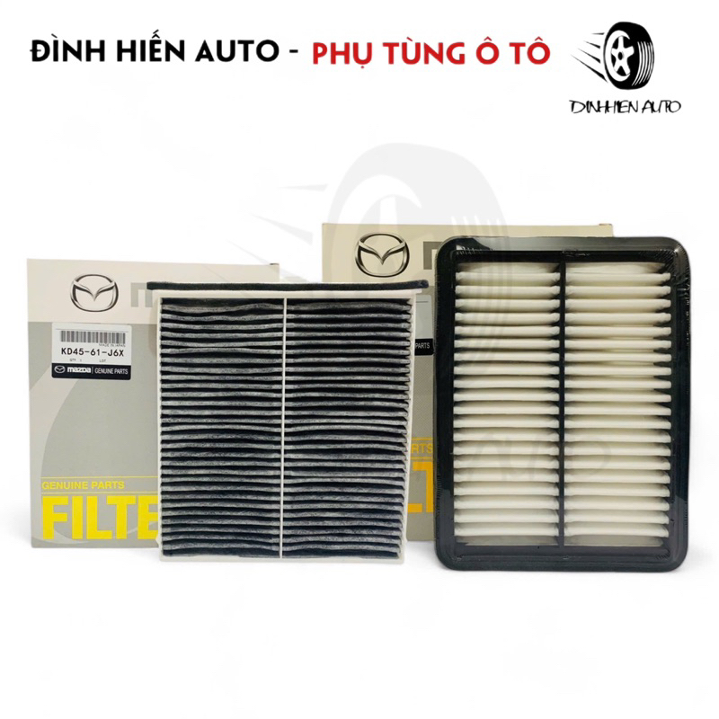 Xe Mazda 3 (đời 2014-2019): Lọc gió động cơ & lọc điều hoà (P501133A0/ KD4561J6X)