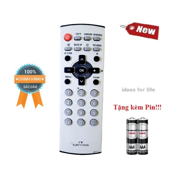 Điều khiển tivi Pa_na_so_nic đời cũ- Hàng tốt XỊN Pa_na_so_nic Tặng kèm Pin!!!
