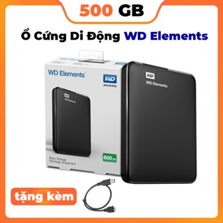 Ổ Cứng HDD Di Động WD Elements 500GB 2.5 Inch USB 3.0