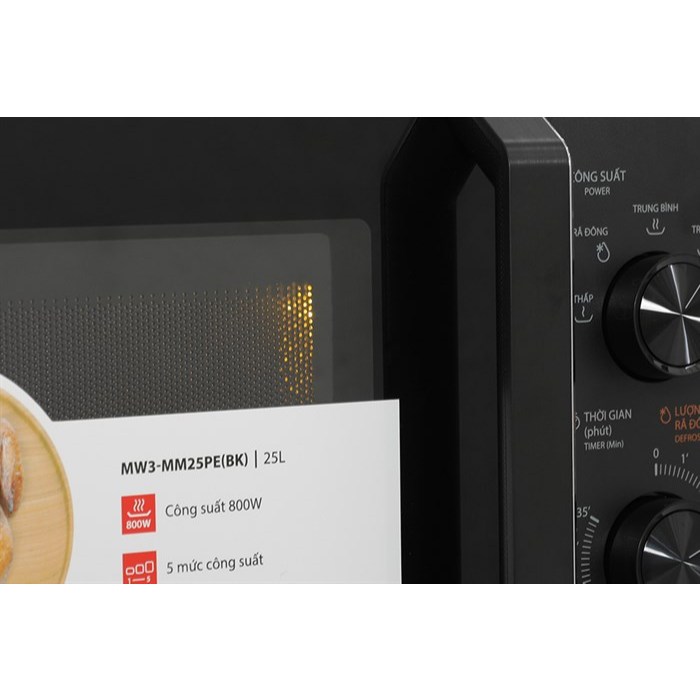 Lò vi sóng Toshiba MW3-MG25PE(BK) 25 lít, công suất 1000W, có nướng, hàng mới chính hãng, bảo hành 12 tháng toàn quốc | BigBuy360 - bigbuy360.vn
