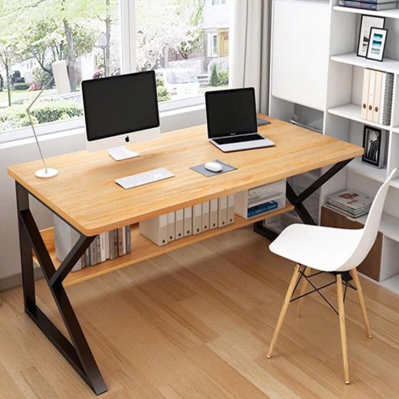 Bàn Làm Việc [ LOẠI 1 ] Bàn Học Chân Sắt Chắc Chắn, Bền Đẹp, Để Máy Tính, Laptop Tiện Ích Decor