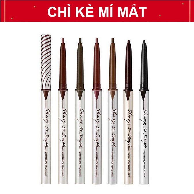 Chì Mí Mắt CLIO Sharp So Simple Waterproof Pencil Liner