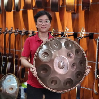Trống thép Handpan 9,10, 12 và 14 nốt oval/ Hangdrum nhạc cụ thiền