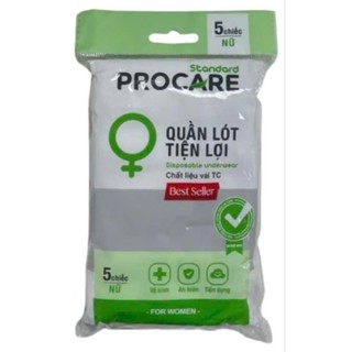 Quần lót Procare cotton dùng 1 lần cho mẹ bầu sau sinh đủ size