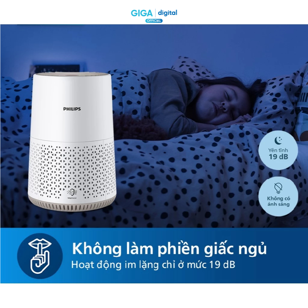Máy lọc không khí Philips AC0650/10 - NanoProtect HEPA lọc đến bụi 0.003 μm - Phạm vi lọc hiệu quả 44m2 | BigBuy360 - bigbuy360.vn