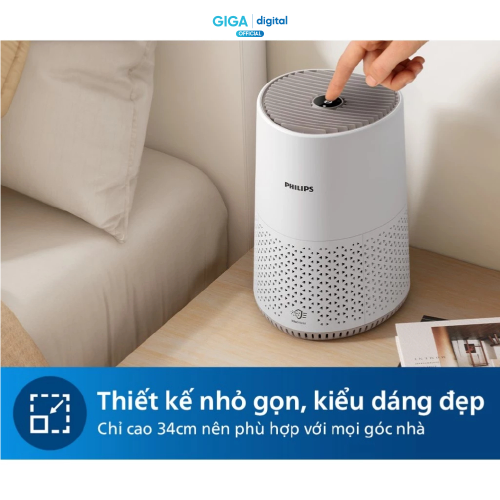 Máy lọc không khí Philips AC0650/10 - NanoProtect HEPA lọc đến bụi 0.003 μm - Phạm vi lọc hiệu quả 44m2 | BigBuy360 - bigbuy360.vn
