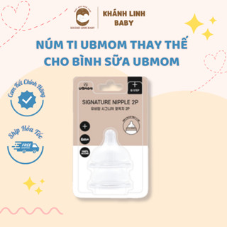 Núm ti Ubmom thay thế cho bình sữa Ubmom chính hãng đủ size