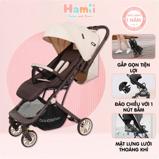  Xe Đẩy Gấp Gọn Cho Bé Baobaohao Y8 Cao Cấp Gấp Gọn Đảo Chiều Chống Tia UV Khóa Thông Minh Tay Kéo Du Lịch 